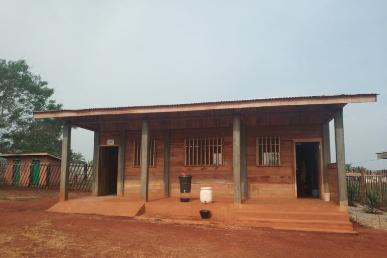 Budowa sali lekcyjnej w Abong Mbang (Kamerun)