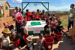 Budowa studni w regionie Antananarivo (Madagaskar)